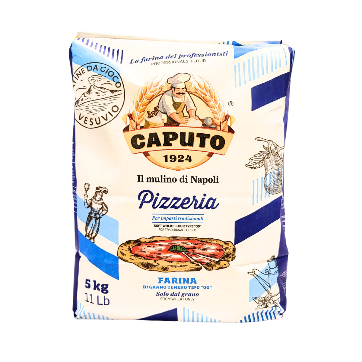 Caputo Farine De Blé 00 Pizzeria (5kg) – Italian Gourmet FR