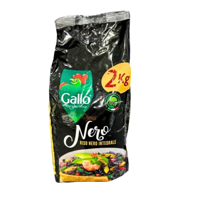 Riz Noir Intégral Gallo 2 kg — Lomellina | EasyGusto